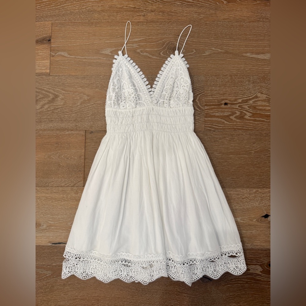 Zara White Lace Sundress